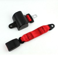 automatic two-points safety belt with alarm system